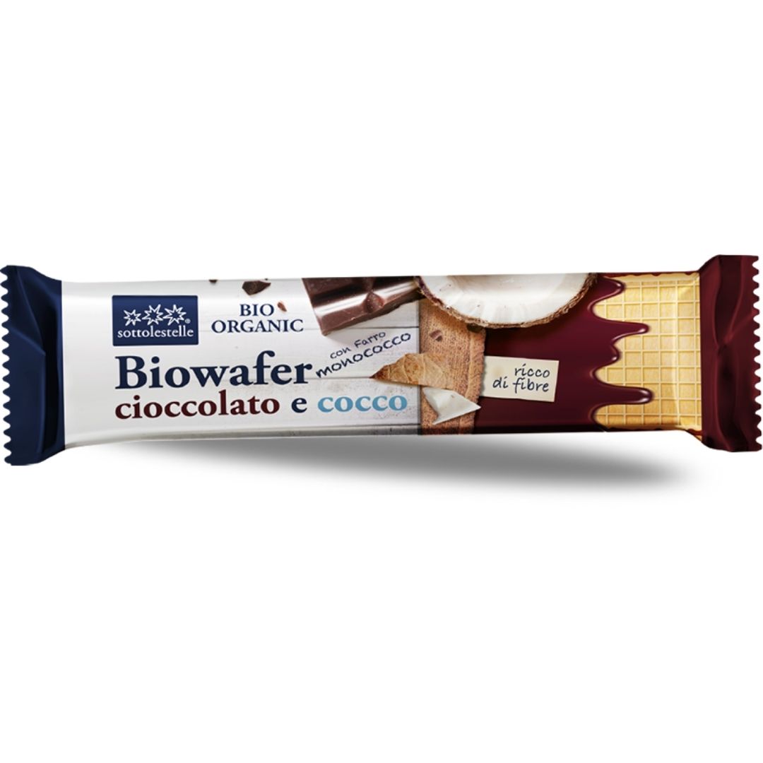 BIOWAFER CIOCCOLATO E COCCO SOTTOLESTELLE